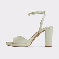 Gracious White/Bone Women's Block heels | ALDO Canada