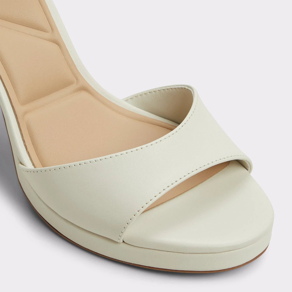 Gracious White/Bone Women's Block heels | ALDO Canada