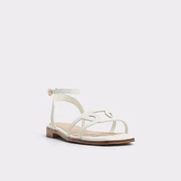 Greengrove White Women's Flat Sandals | ALDO Canada