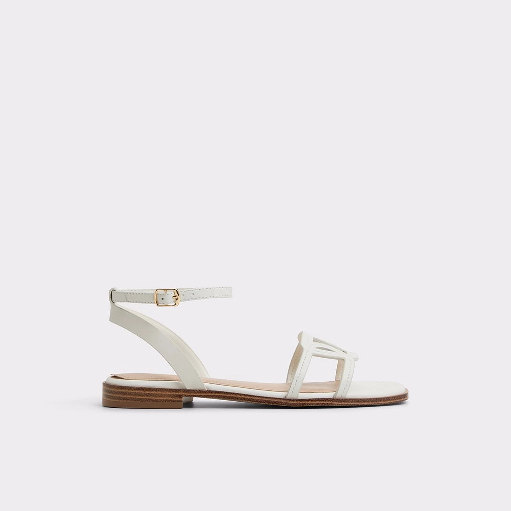 Greengrove White Women's Flat Sandals | ALDO Canada