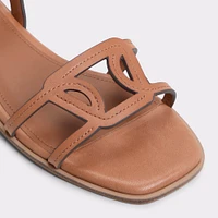 Greengrove Medium Brown Women's Flat Sandals | ALDO Canada