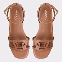 Greengrove Medium Brown Women's Flat Sandals | ALDO Canada