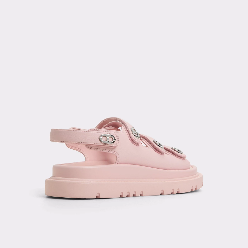 Halendar Light Pink Women's Footbed sandals | ALDO Canada