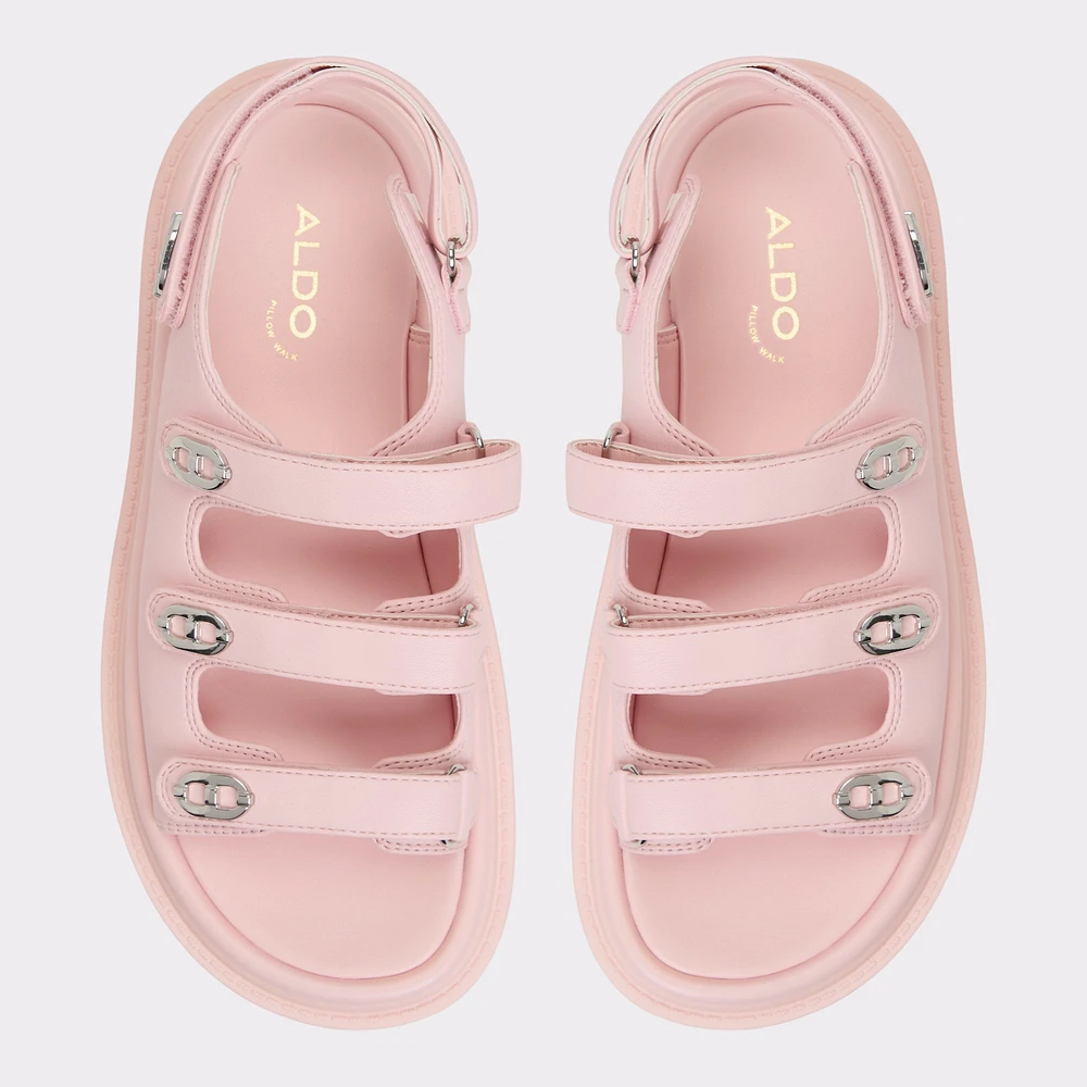 Halendar Light Pink Women's Footbed sandals | ALDO Canada