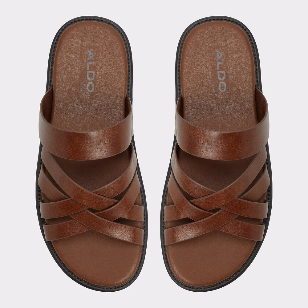 Haniff Cognac Men's Sandals & Slides | ALDO Canada