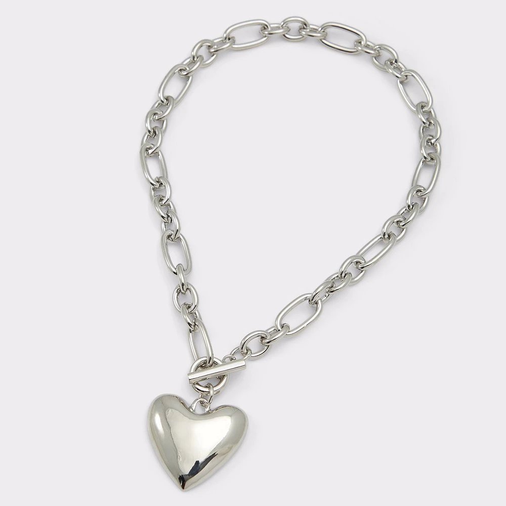 Heartchain Silver/Clear Multi Women's Necklaces | ALDO US