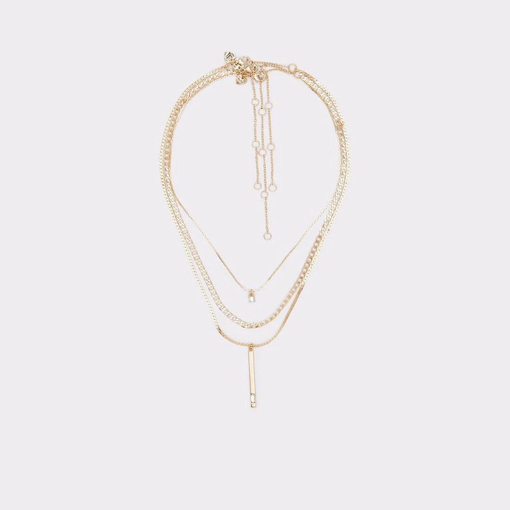 Hilderstone Gold/Clear Multi Women's Necklaces | ALDO US