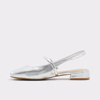 Huguette Silver Women's Slingbacks | ALDO US