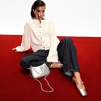 Huguette Silver Women's Slingbacks | ALDO US