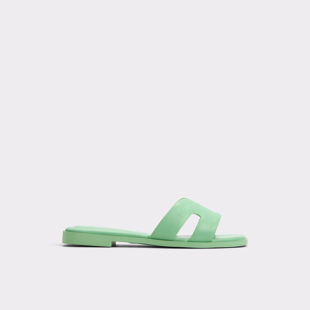 Itsandal Medium Green Women's Flats | ALDO US