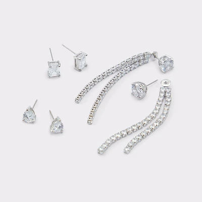 Javenalia Silver/Clear Multi Women's Earrings | ALDO Canada