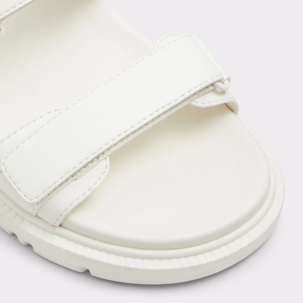 Jeanette Blanc Femmes Sandales a assise plantaire | ALDO Canada