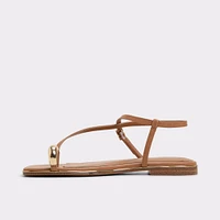 Jomalina Medium Brown Women's Flat Sandals | ALDO Canada