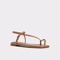 Jomalina Medium Brown Women's Flat Sandals | ALDO Canada