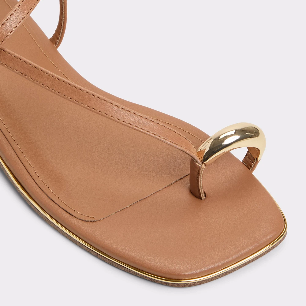 Jomalina Medium Brown Women's Flat Sandals | ALDO Canada