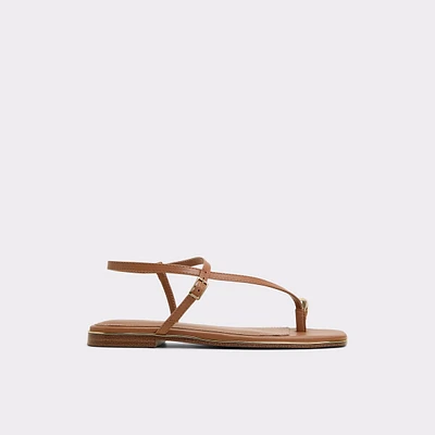 Jomalina Medium Brown Women's Flat Sandals | ALDO Canada