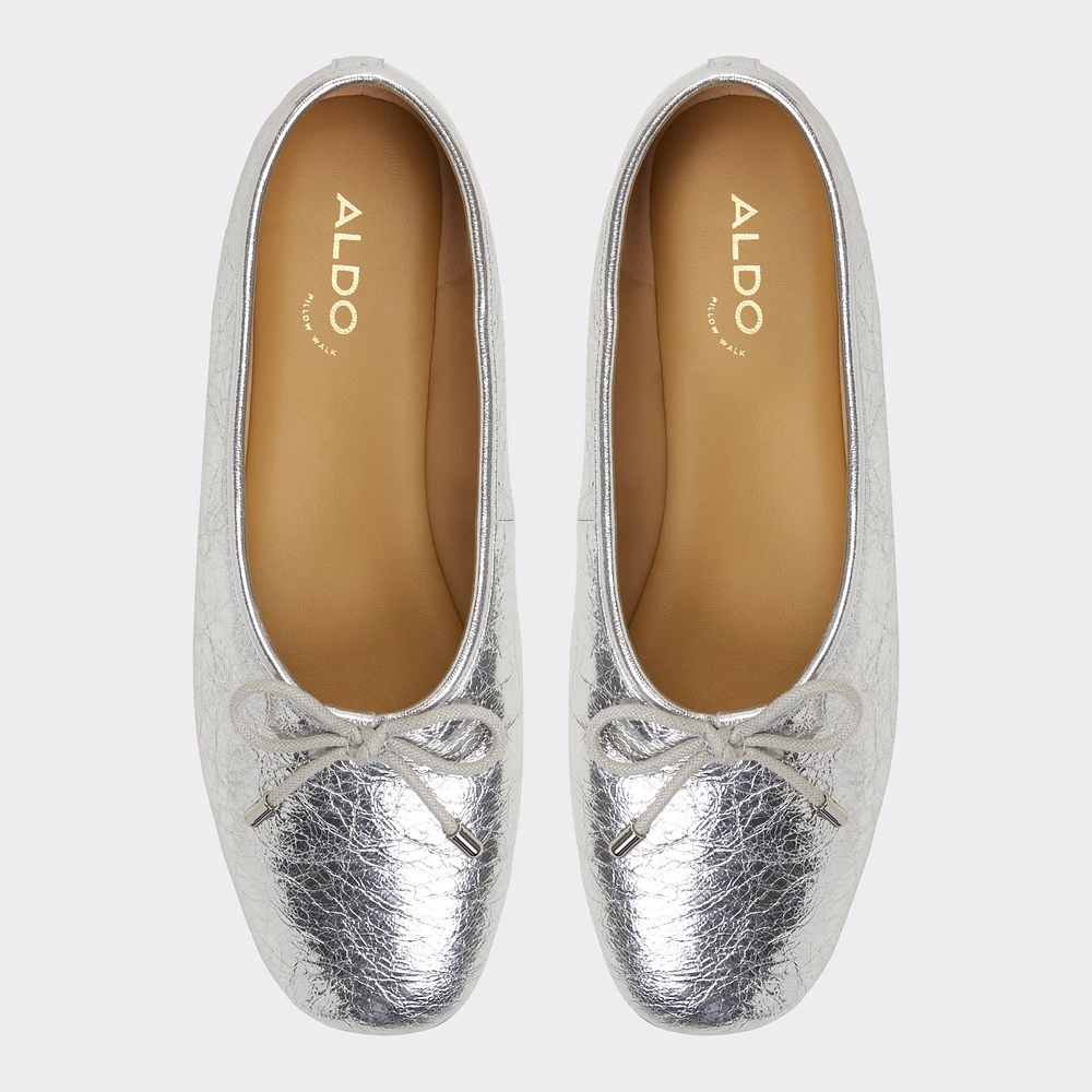 Joselie Silver Women's Ballet Flats | ALDO US
