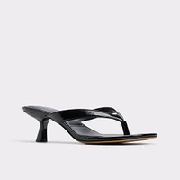 Jump Black Women's Thong Sandals | ALDO Canada