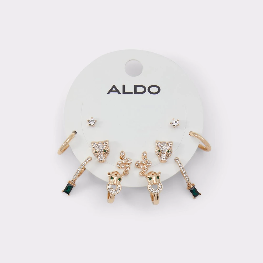 Junglechic Gold/Clear Multi Women's Earrings | ALDO Canada