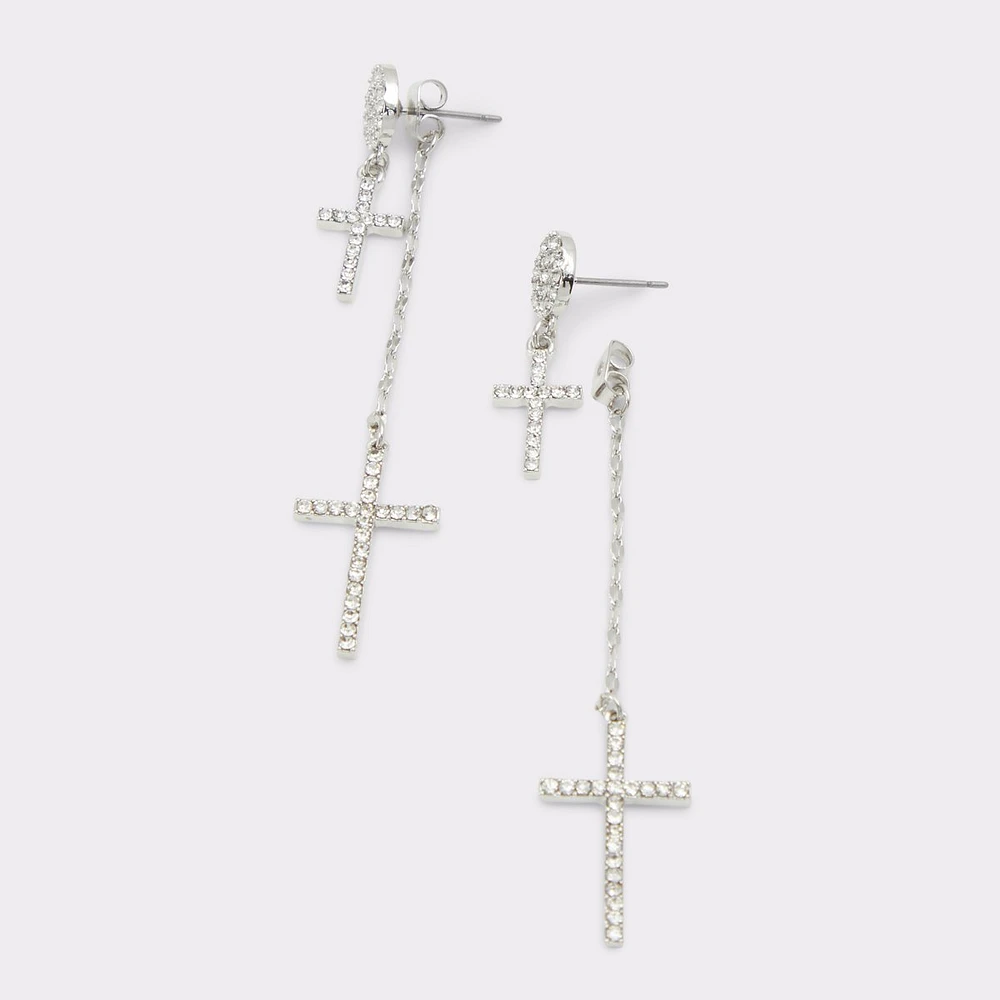 Kaelle Silver/Clear Multi Women's Earrings | ALDO US