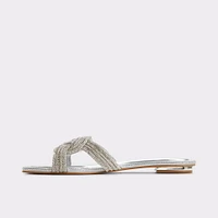 Karlina Silver Women's Flat Sandals | ALDO Canada