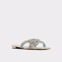 Karlina Silver Women's Flat Sandals | ALDO Canada