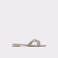 Karlina Silver Women's Flat Sandals | ALDO Canada