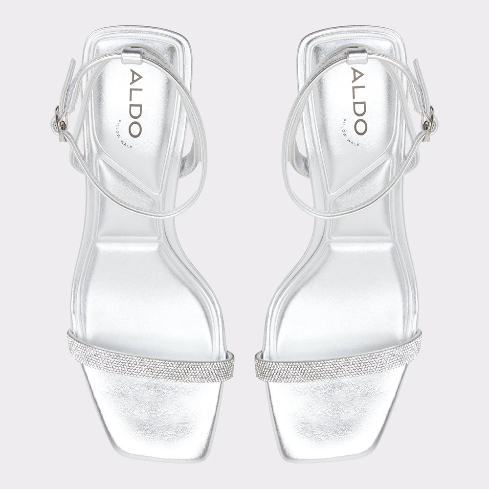 Kirri Silver Women's Heeled sandals | ALDO Canada