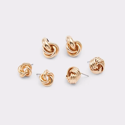 Knottlove Gold Women's Earrings | ALDO Canada