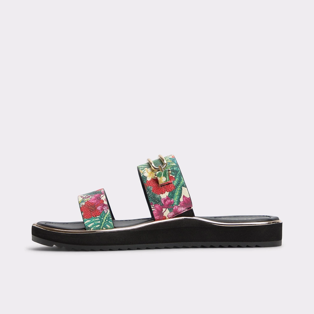 Lagoon Multi Women's Footbed sandals | ALDO US