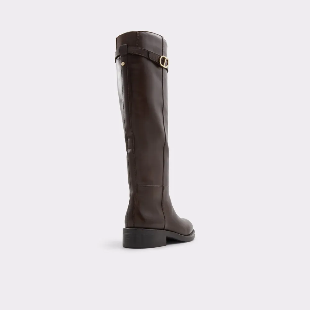 Loreina Marron Foncé Femmes Bottes hautes | ALDO Canada