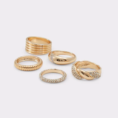 Lovelanguage Gold/Clear Multi Women's Rings | ALDO Canada