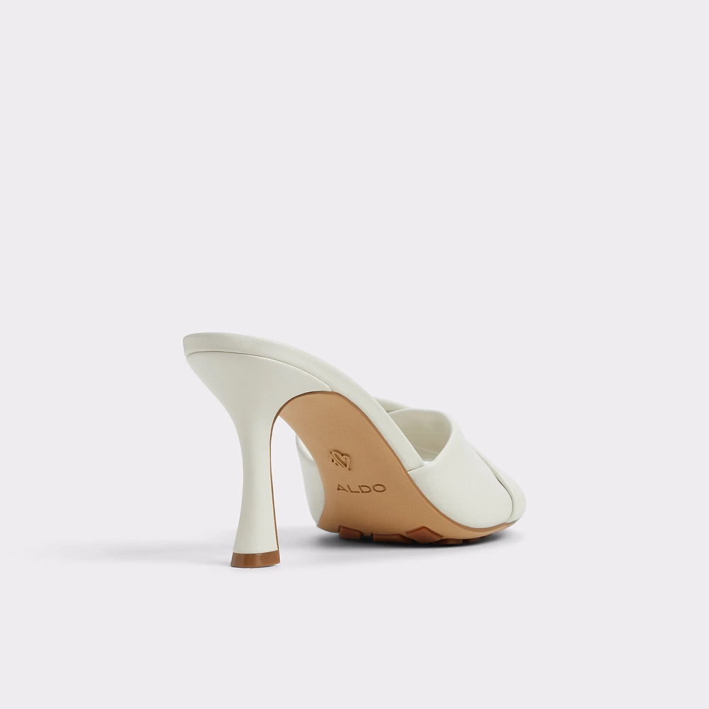 Lyhanna White/Bone Women's Heeled mules | ALDO US