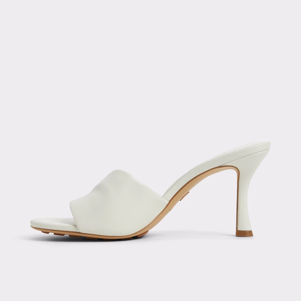 Lyhanna White/Bone Women's Heeled mules | ALDO US