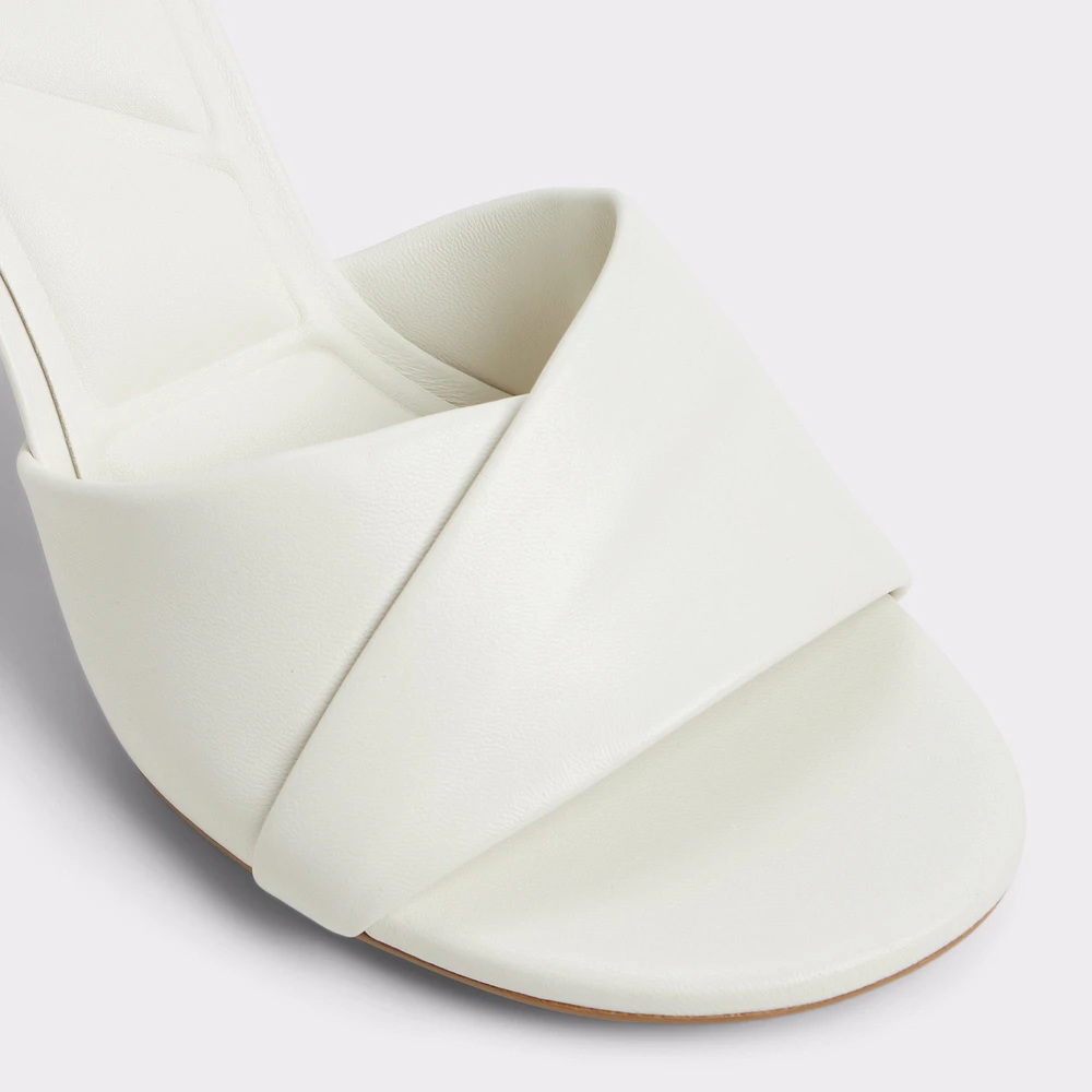 Lyhanna White/Bone Women's Heeled mules | ALDO US