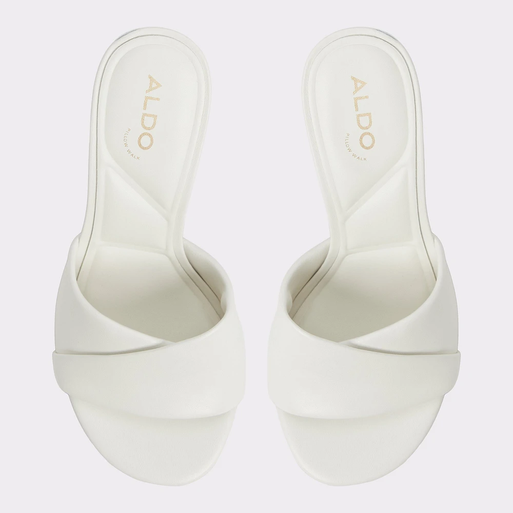 Lyhanna White/Bone Women's Heeled mules | ALDO US