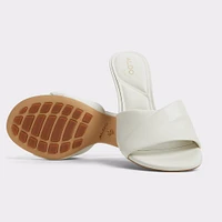 Lyhanna White/Bone Women's Heeled mules | ALDO US