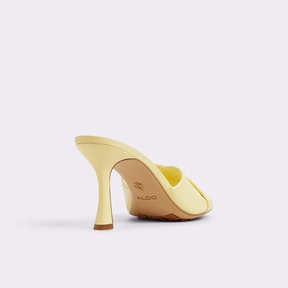 Lyhanna Light Yellow Women's Heeled mules | ALDO US