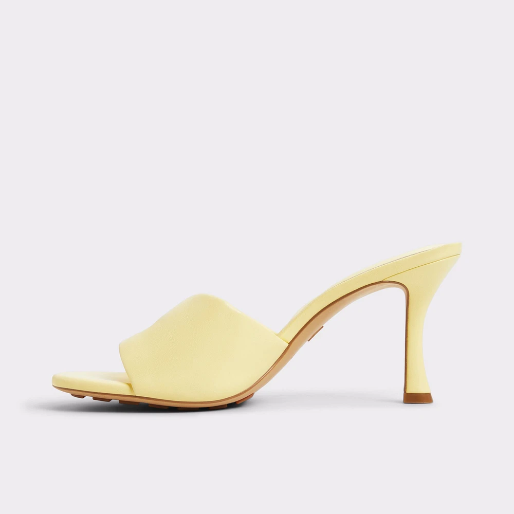Lyhanna Light Yellow Women's Heeled mules | ALDO US