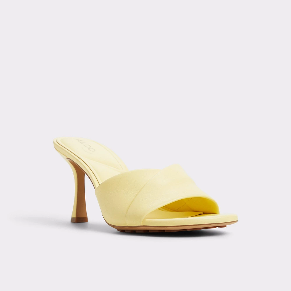 Lyhanna Light Yellow Women's Heeled mules | ALDO US