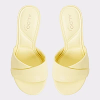 Lyhanna Light Yellow Women's Heeled mules | ALDO US
