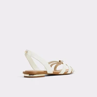 Marassita White Women's Flat Sandals | ALDO US