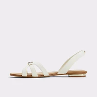 Marassita White Women's Flat Sandals | ALDO US