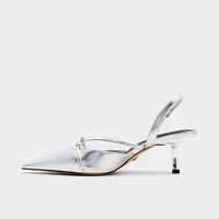 Marietta Silver Women's Slingbacks | ALDO US