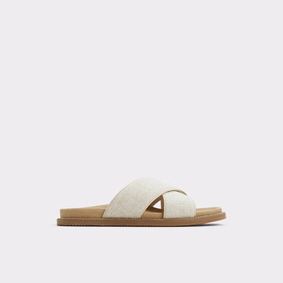 Marrin Open Beige Men's Slides | ALDO Canada