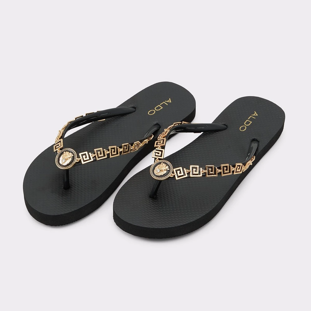Minarie Noir/Or Multi Femmes Sandales en gelée et tongs | ALDO Canada