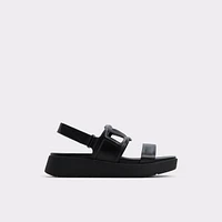 Onuvia Black Women's Footbed sandals | ALDO Canada