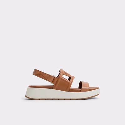 Onuvia Medium Brown Women's Footbed sandals | ALDO Canada