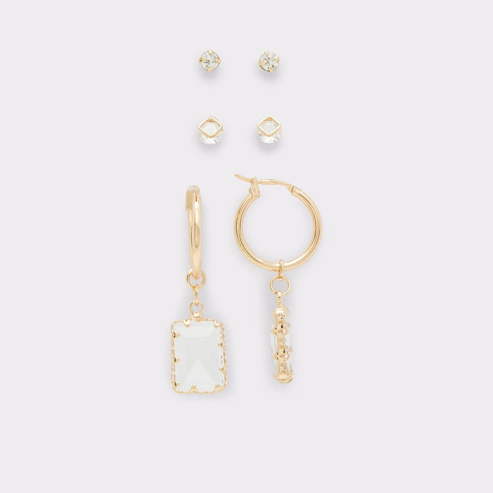 Papalins Or/Transparent Multi Femmes Boucles d'oreilles | ALDO Canada