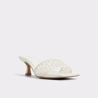 Pearlia White Women's Heeled mules | ALDO Canada